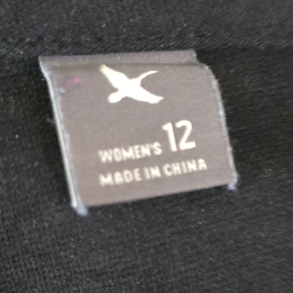 Eddie Bauer Women's Black Ponte Knit Stretchy Straight Leg Pants Size 12 Office - Picture 8 of 9